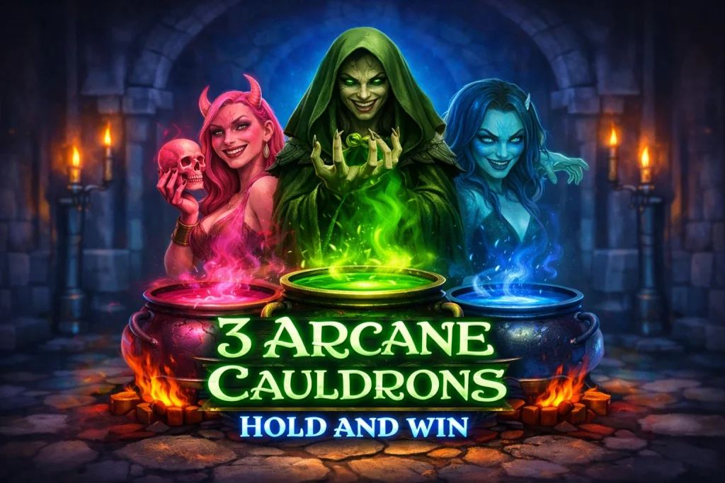 3 Arcane Cauldrons